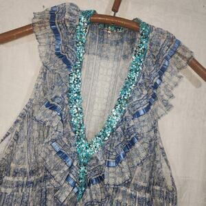 VIVIAN SHYU sz S Light Grey Dress